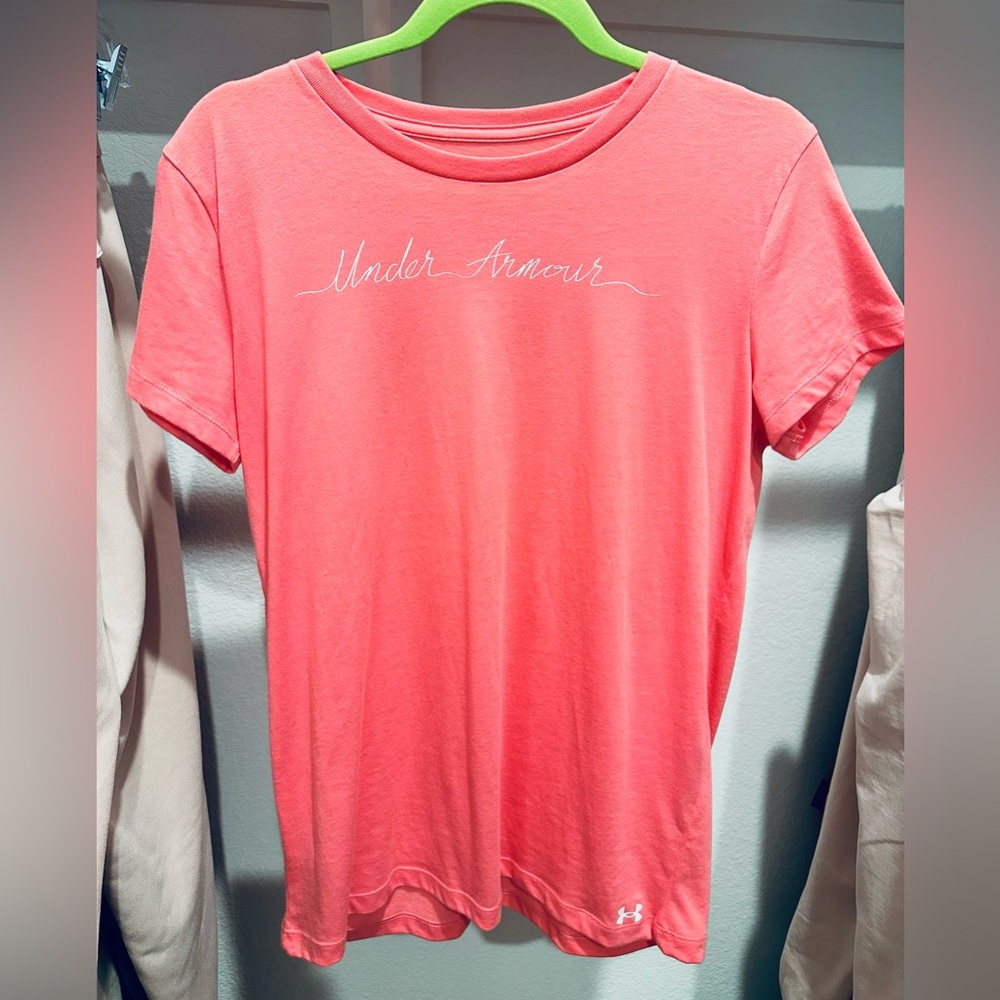 Under Armour Pink Short Sleeve Tee
